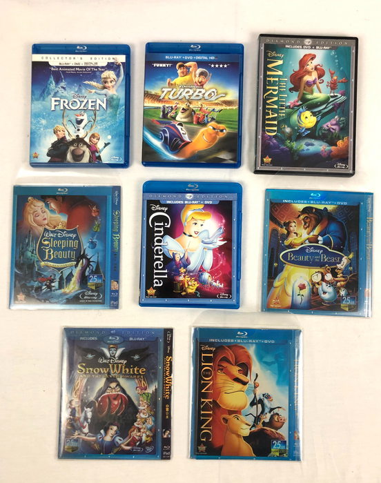 8 Piece Disney Movie DVD Bundle