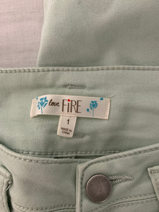 Love Fire Pants Size 1