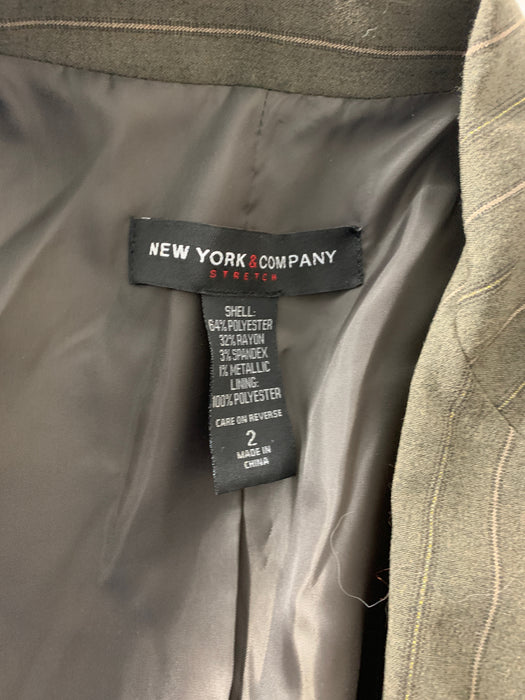 New York and Company Womans suit jacket and pants size 4 and 2