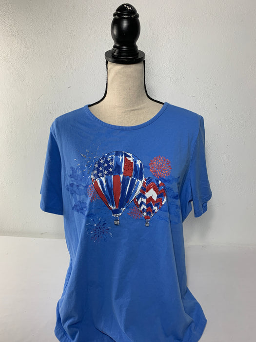 Breckenridge Fourth of July Themed Shirt Size 1X