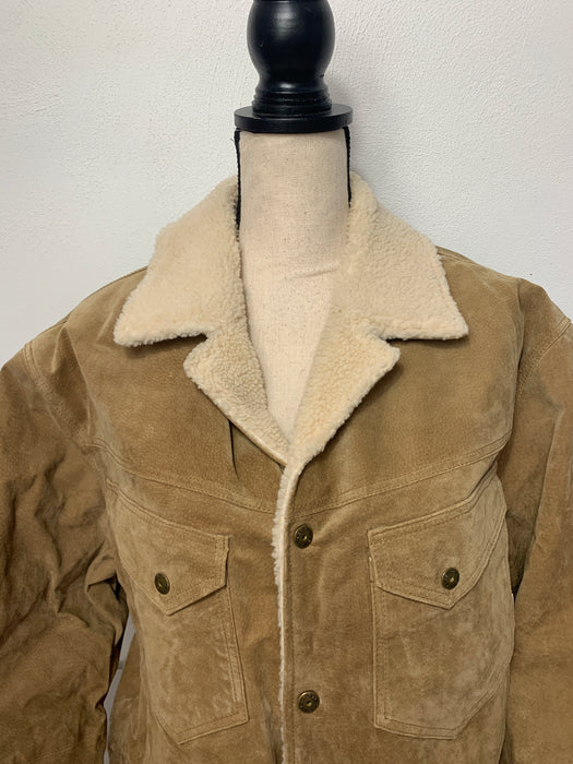 Faux Leather Jacket Size Large