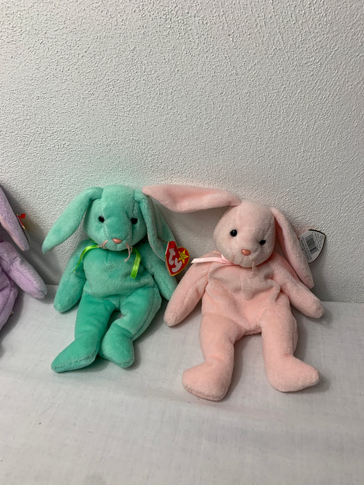 Bundle TY Beanie Babies Collection: Hoppity, Floppity, Hippity