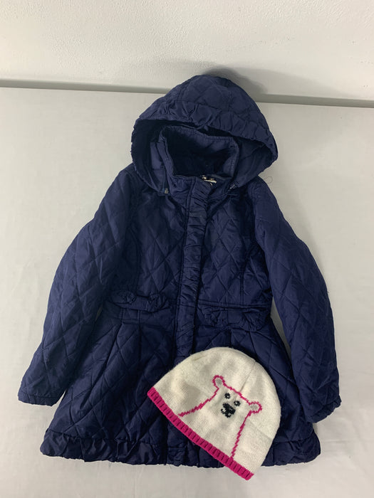 Bundle Adorable Bundle Steve Madden Girls Jacket Size 6x and Lands' End winter hat size medium-large