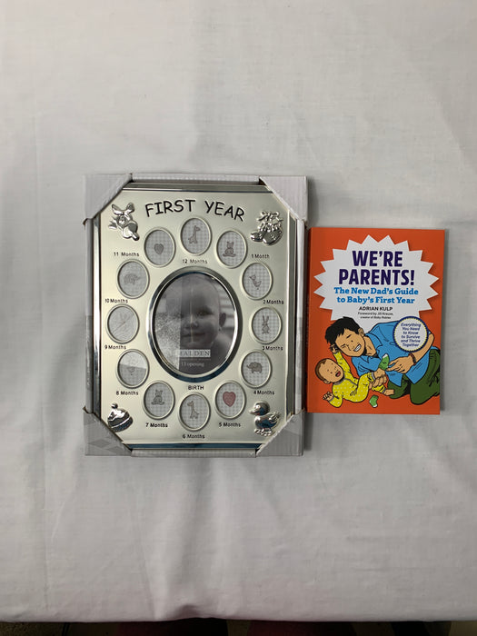 Bundle Baby first year frame and dad book