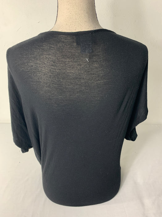 Dots Black Beaded Shirt Size 2X