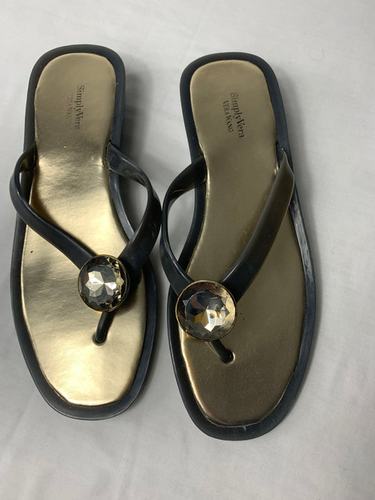 Simply Vera Womens Sandals Size 8.5