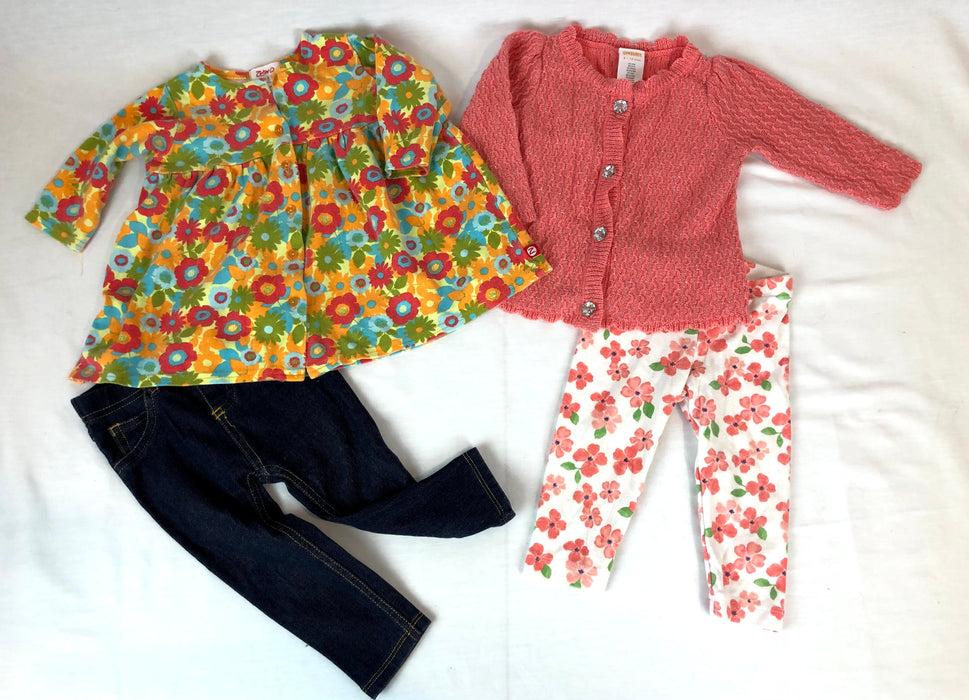 Bundle Baby Girl Outfits size 6-12m (4)
