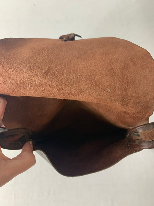 Leather Small Bag Size 8.5"x7"