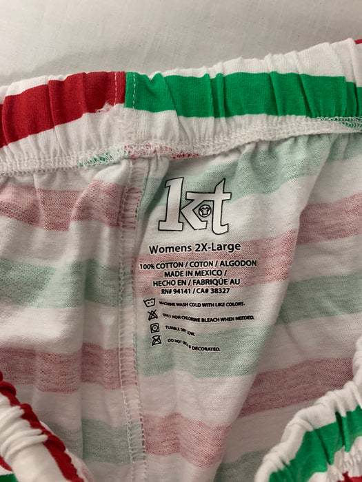 KT Christmas Themed Pajama Pants Size 2X