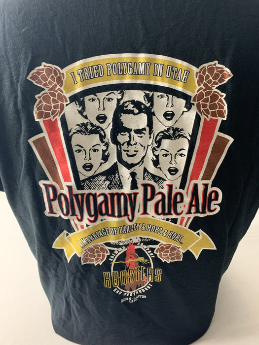 Polygamy Pale Ale Shirt Size Large