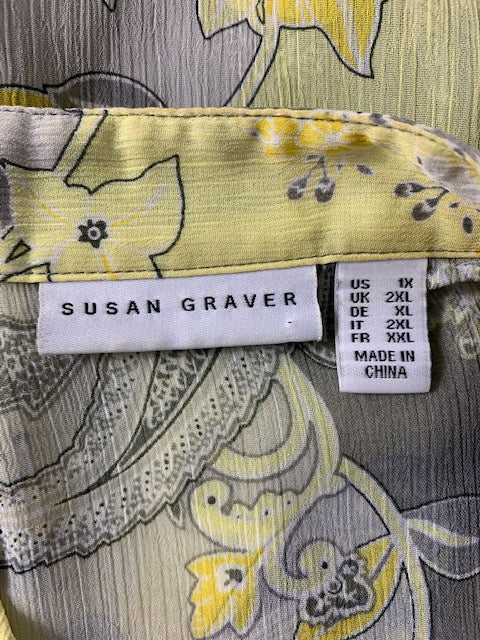 Susan Graver Womens Shirt Size 1x