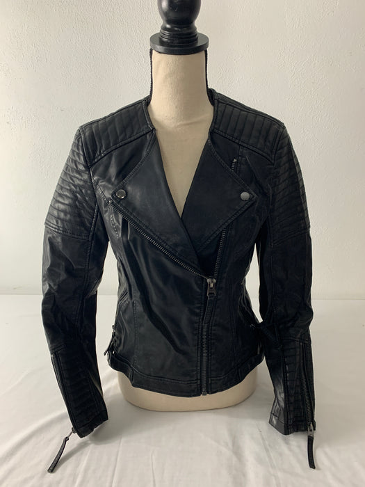 TopShop Womans Leather Jacket size 8