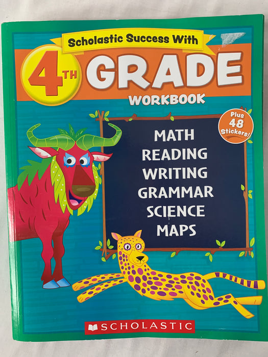 New Scholastic Success With 4th Grade Workbook