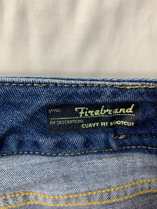 Firebrand Curvy Fit Boot Cut Jeans Size 32