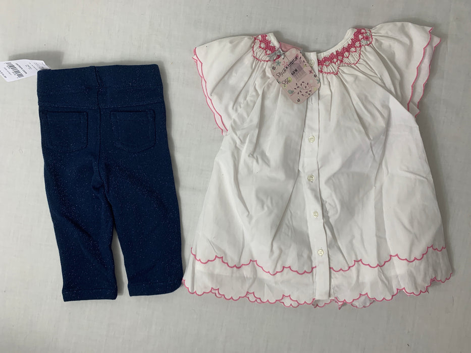 NWT Bundle Girls Outfit Size 6-9m