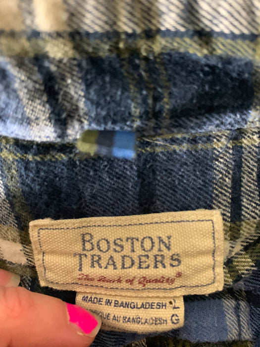 Boston Traders Thicker Plaid Shirt Size Large