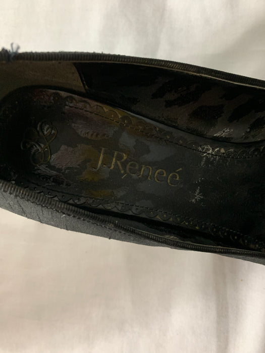 J Renee Black Patent Shoe Size 9.5