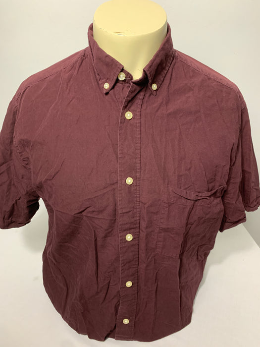 L.O.G.G. Short Sleeve Button Down Shirt Size Large