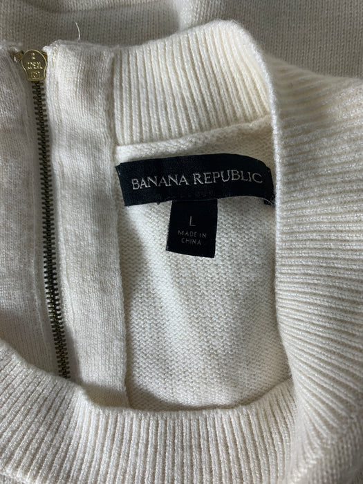 Banana Republic Zip Back Sweater Size Large