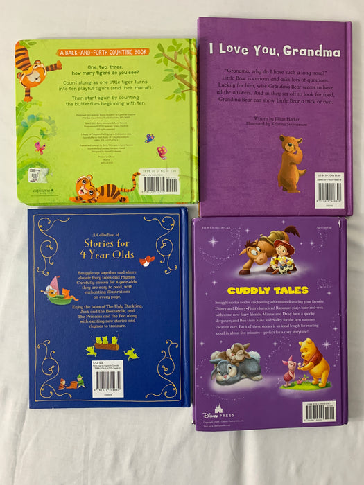 4 piece hardcover children book bundle