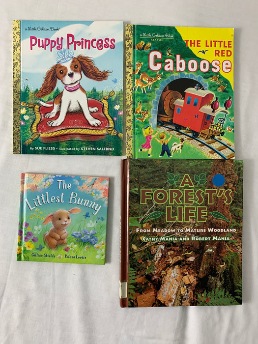 4 piece children book bundle