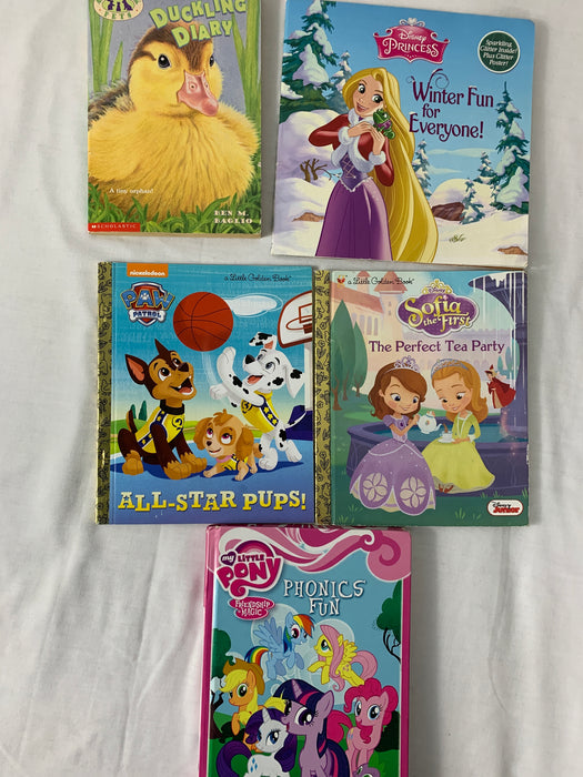 5 piece children book set