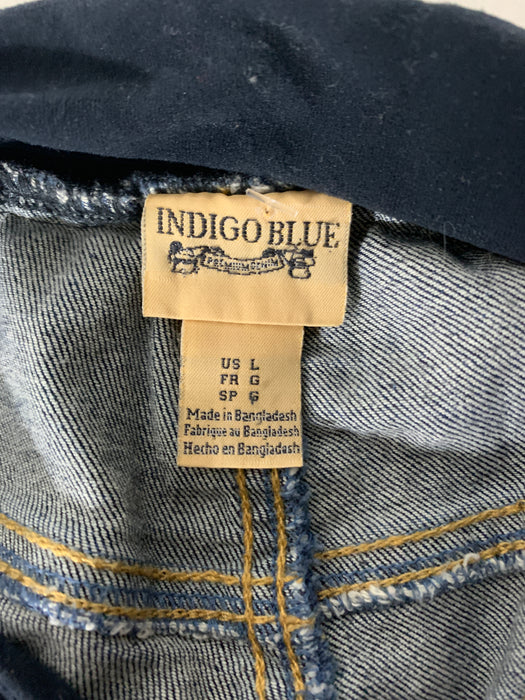 Indigo Blue Maternity Jeans Size Large