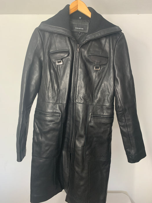 Jones New York Leather Jacket Size Medium