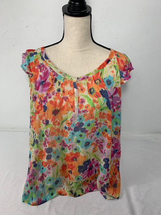 Old Navy Floral Shirt Size XXL