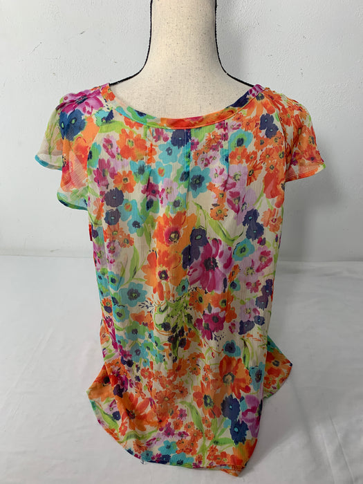 Old Navy Floral Shirt Size XXL