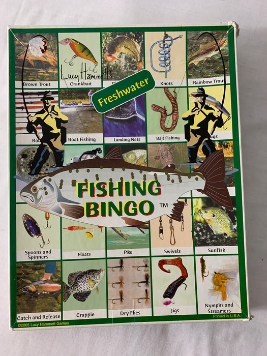 Freshwater Fishing Bingo