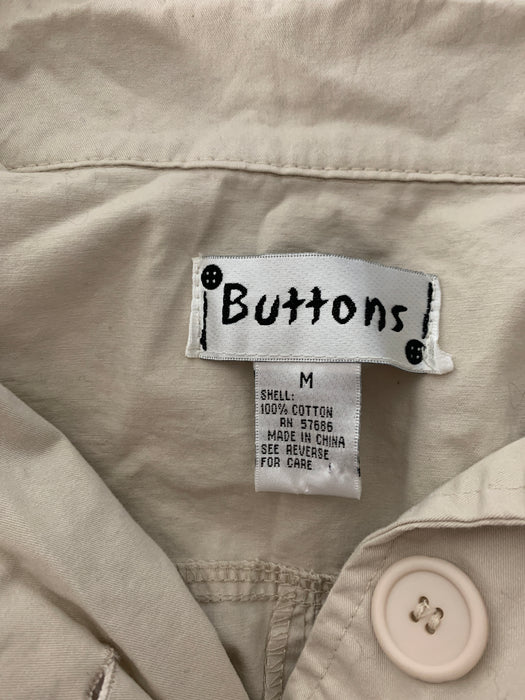 Buttons Shirt/Jacket Size Medium