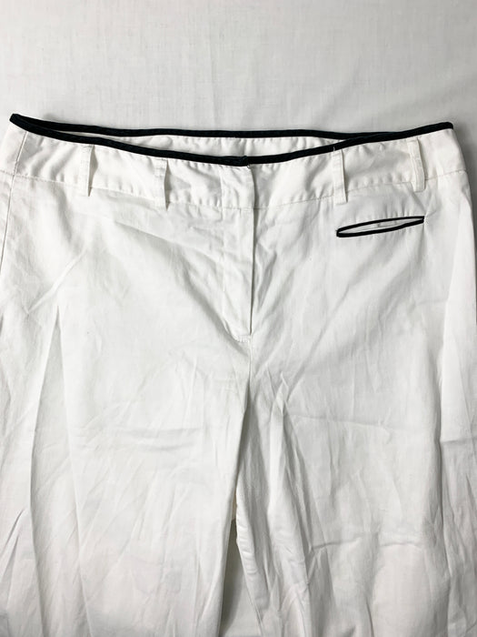 Larry Levine Stretch Capri Pants Size 14