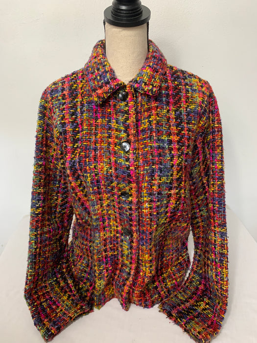 Chico's Rainbow Sweater Vest Size 2 (XS)