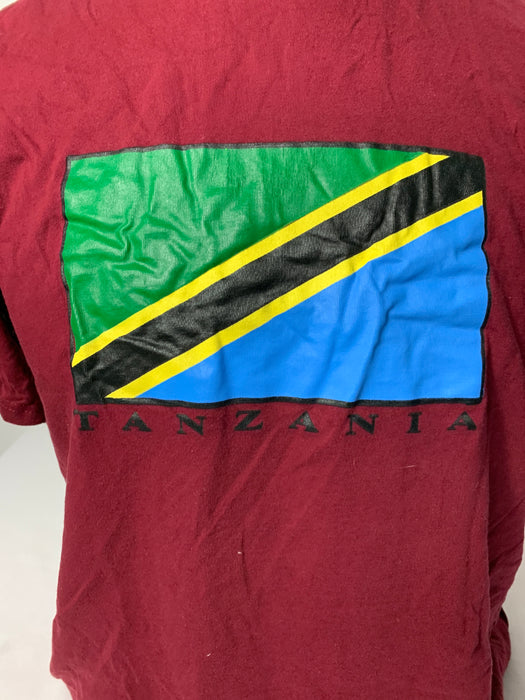 Manqa Tanzania Flag Shirt Size Large