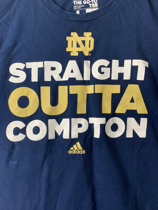 Adidas Notre Damn The Go-To Tee Size Large