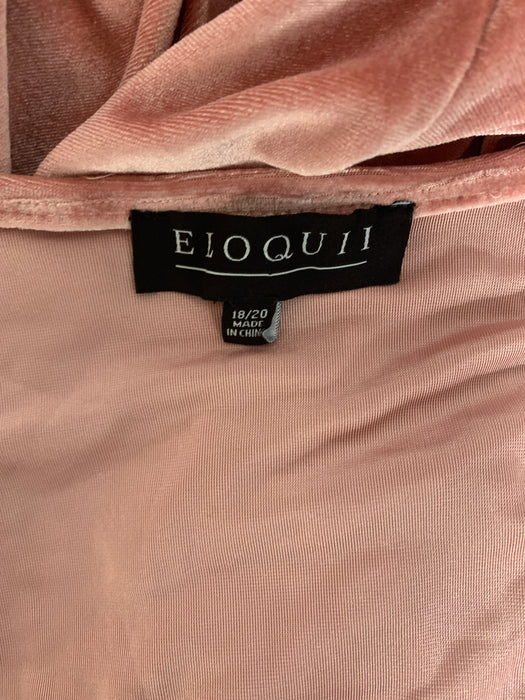 Eloquil Velvet Dress Size 18/20