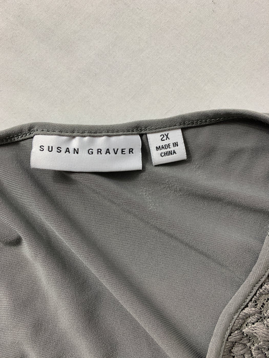 Susan Graver Womens Tank Top Size 2x