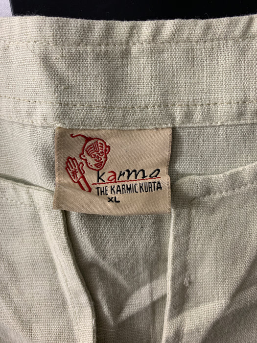 Karma The Karmic Kurta Mens Shirt Size XL