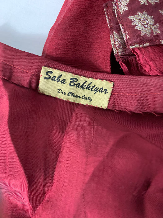 Saba Bakhtyar Indian Outfit 3 piece Size Medium