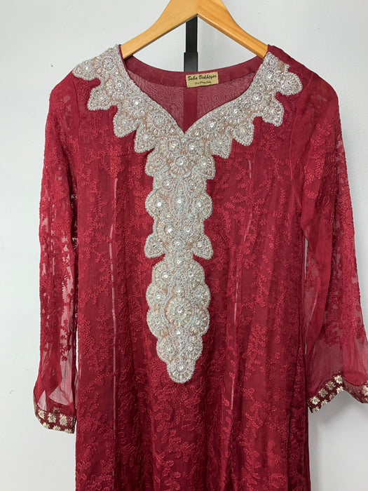 Saba Bakhtyar Indian Outfit 3 piece Size Medium