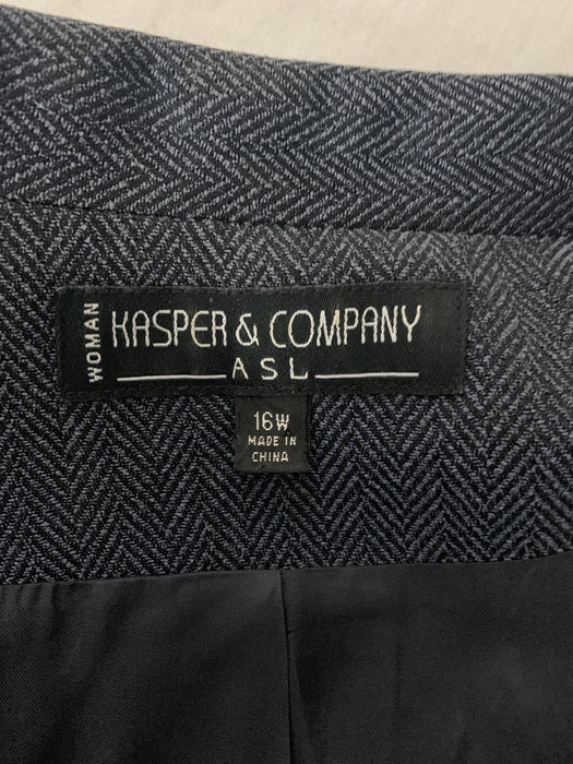 Kasper & Company Jacket/Suit Jacket Size 16w