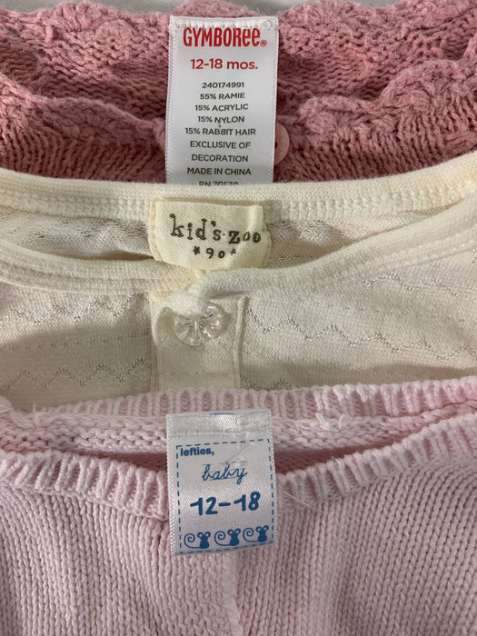 Bundle Girls Cardigans/Shirts Size 12-18m