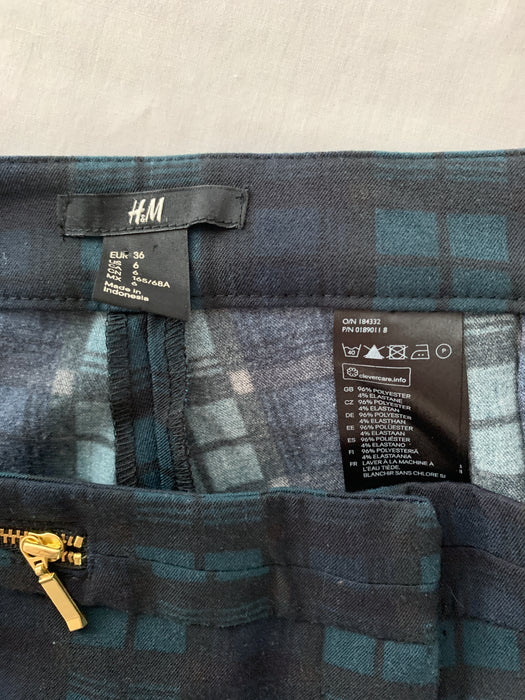 H&M Plaid Pants Size 6