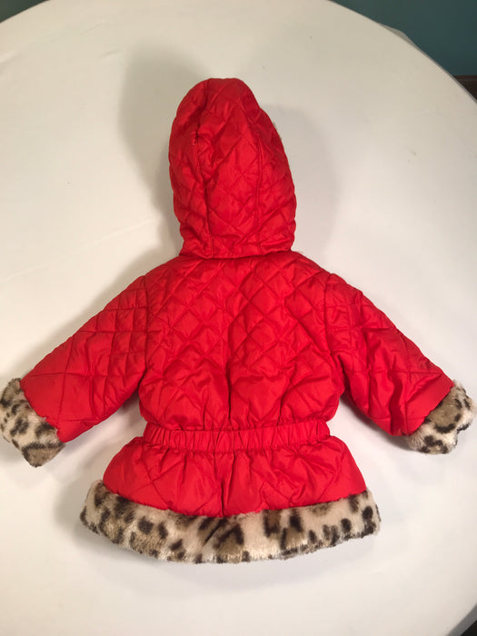 Pistachio Baby Girl Red Winter Coat 9M