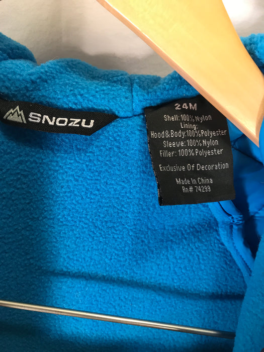 Snozu Snowsuit Navy Blue Size 24M