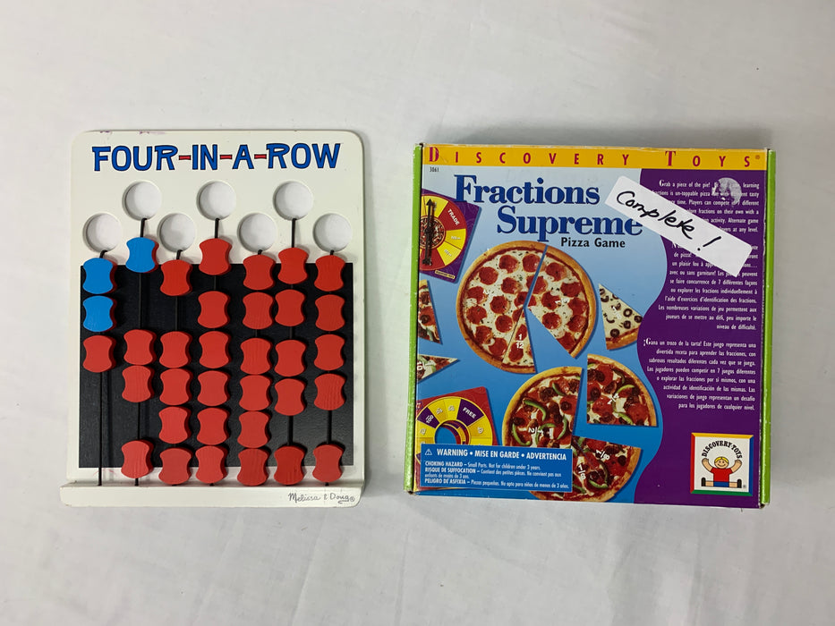 Bundle Games (Four in a Row, Fraction Supreme)
