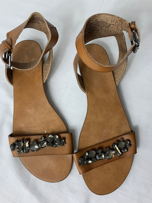 Womens Leather Sandals Size 8.5