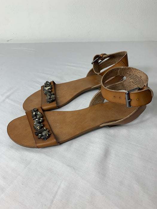 Womens Leather Sandals Size 8.5