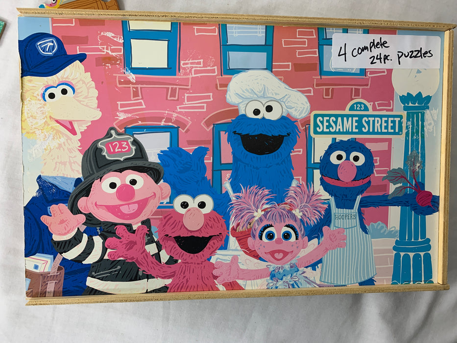 Sesame Street Complete 4 in 1 puzzle